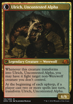 Ulrich, Uncontested Alpha